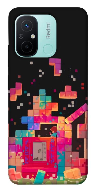 Чохол itsPrint Tetris для Xiaomi Redmi 12C, ігри, купити оптом з доставкою