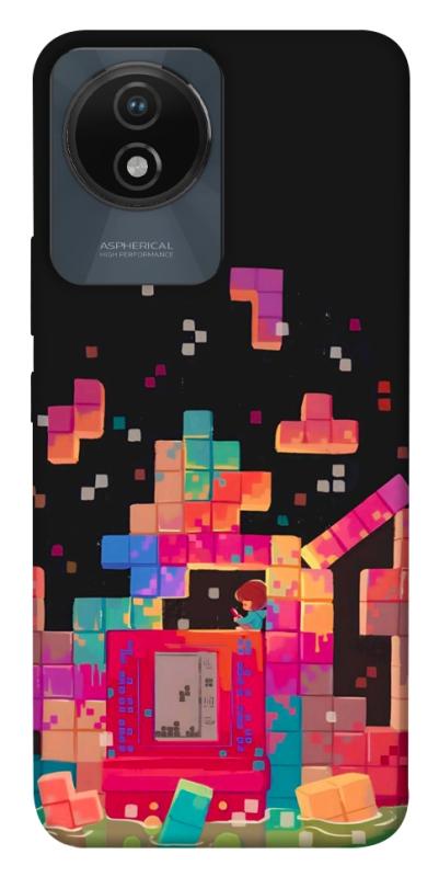 Чохол itsPrint Tetris для Vivo Y02, ігри, купити оптом з доставкою