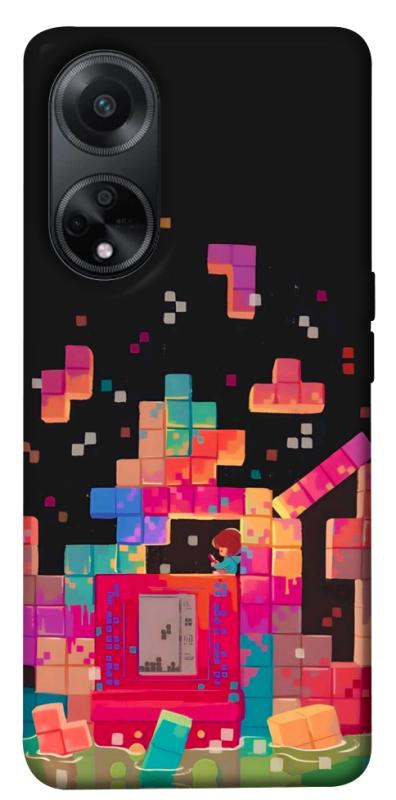 Чохол itsPrint Tetris для Oppo A98, ігри, купити оптом з доставкою