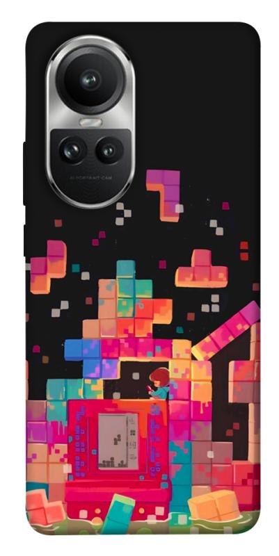 Чохол itsPrint Tetris для Oppo Reno 10, ігри, купити оптом з доставкою