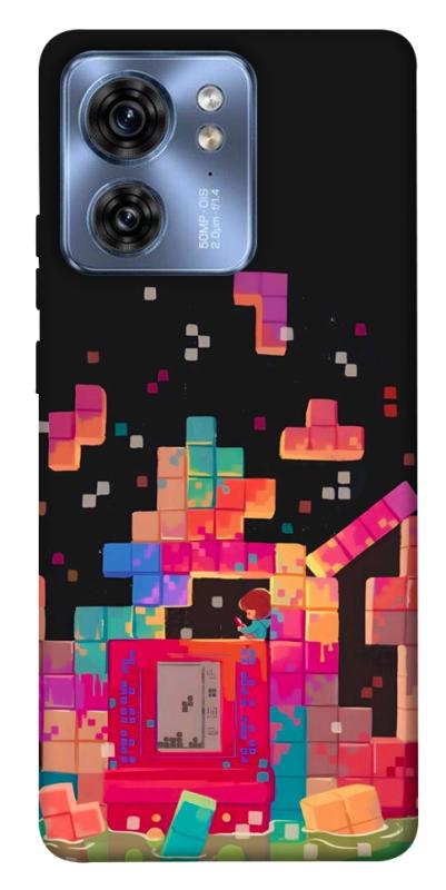 Чохол itsPrint Tetris для Motorola Edge 40, ігри, купити оптом з доставкою