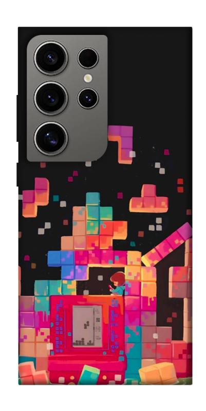 Чохол itsPrint Tetris для Samsung Galaxy S24 Ultra, ігри, купити оптом з доставкою