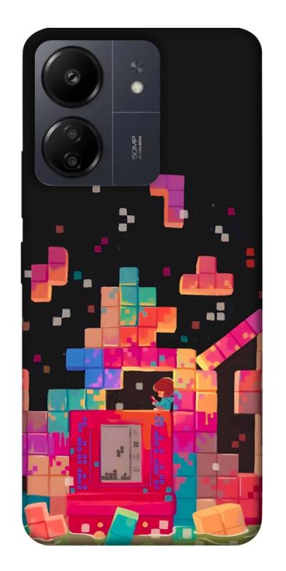 Чохол itsPrint Tetris для Xiaomi Redmi 13C, ігри, купити оптом з доставкою