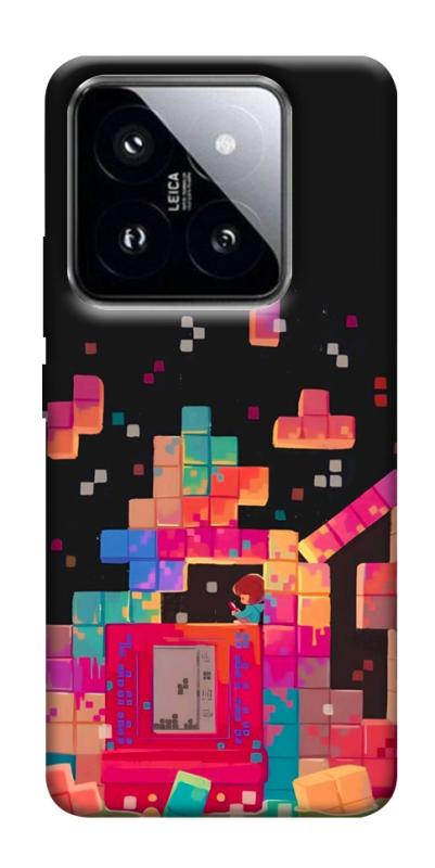 Чохол itsPrint Tetris для Xiaomi 14 Pro, ігри, купити оптом з доставкою