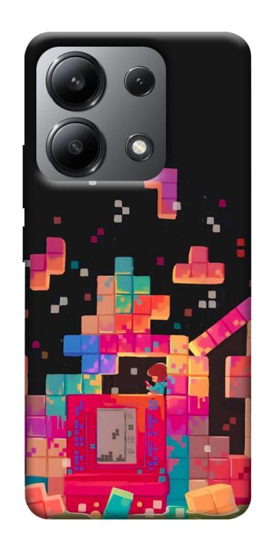 Чохол itsPrint Tetris для Xiaomi Redmi Note 13 4G, ігри, купити оптом з доставкою