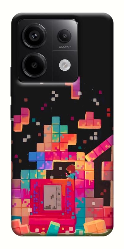 Чохол itsPrint Tetris для Xiaomi Redmi Note 13 Pro 4G, ігри, купити оптом з доставкою