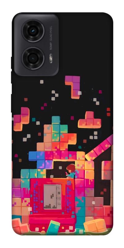 Чохол itsPrint Tetris для Motorola Moto G24, ігри, купити оптом з доставкою