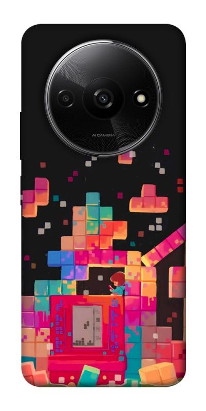 Чохол itsPrint Tetris для Xiaomi Redmi A3, ігри, купити оптом з доставкою