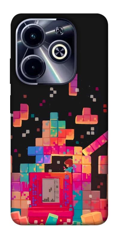 Чохол itsPrint Tetris для Infinix Hot 40i, ігри, купити оптом з доставкою