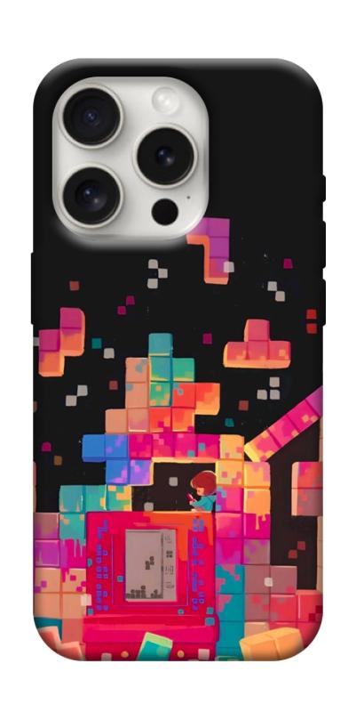 Чохол itsPrint Tetris для Apple iPhone 16 Pro Max (6.9"), ігри, купити оптом з доставкою