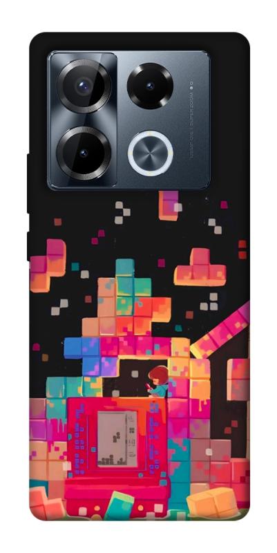 Чохол itsPrint Tetris для Infinix Note 40 Pro 4G, ігри, купити оптом з доставкою