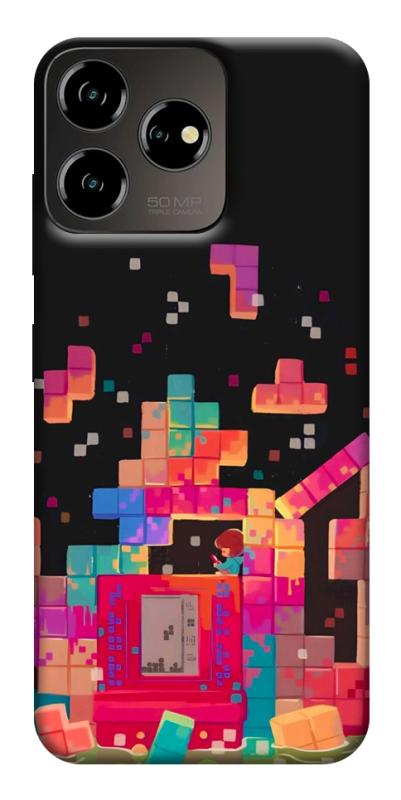 Чохол itsPrint Tetris для ZTE Blade V50 Desing 4G, ігри, купити оптом з доставкою