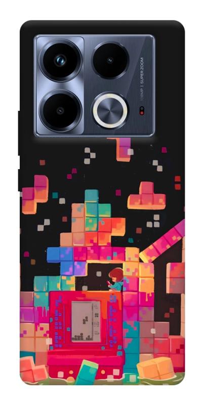 Чохол itsPrint Tetris для Infinix Note 40 4G, ігри, купити оптом з доставкою