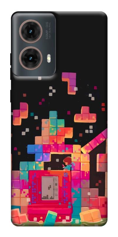 Чохол itsPrint Tetris для Motorola Moto G85, ігри, купити оптом з доставкою