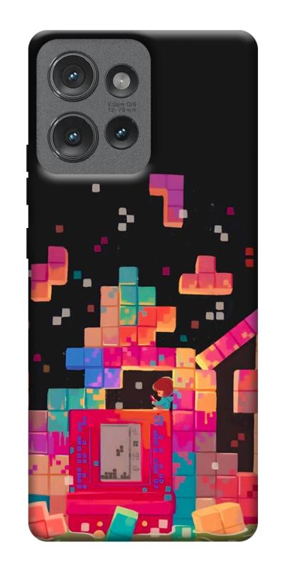 Чохол itsPrint Tetris для Motorola Edge 50, ігри, купити оптом з доставкою