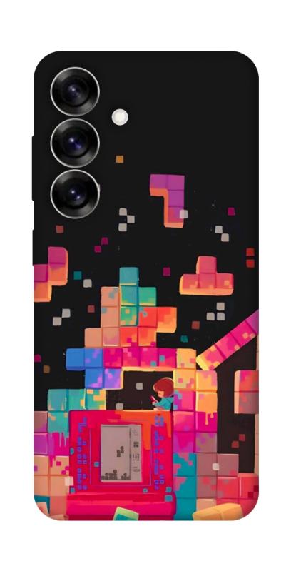 Чохол itsPrint Tetris для Samsung Galaxy S25, ігри, купити оптом з доставкою