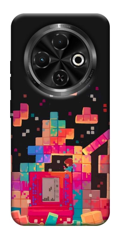 Чохол itsPrint Tetris для TECNO Spark 30C, ігри, купити оптом з доставкою