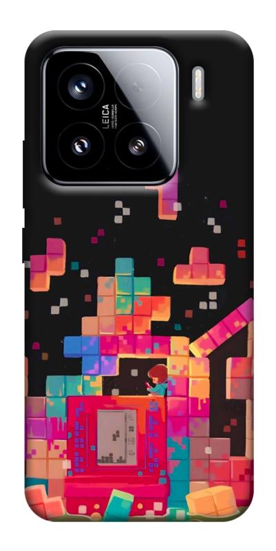 Чохол itsPrint Tetris для Xiaomi 15, ігри, купити оптом з доставкою