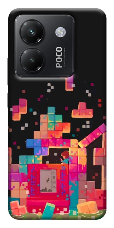 Чохол itsPrint Tetris для Xiaomi Poco M7 Pro 5G, ігри, купити оптом з доставкою
