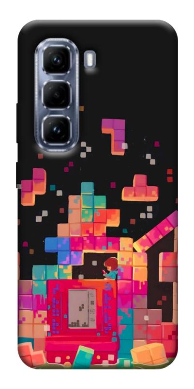 Чохол itsPrint Tetris для Infinix Hot 50 Pro, ігри, купити оптом з доставкою
