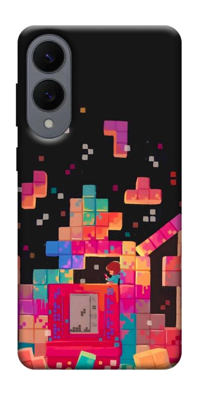 Чохол itsPrint Tetris для Samsung Galaxy S25 Edge, ігри, купити оптом з доставкою