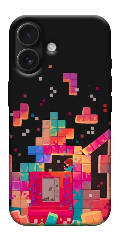 Чохол itsPrint Tetris для Apple iPhone 17 (6.3"), ігри, купити оптом з доставкою