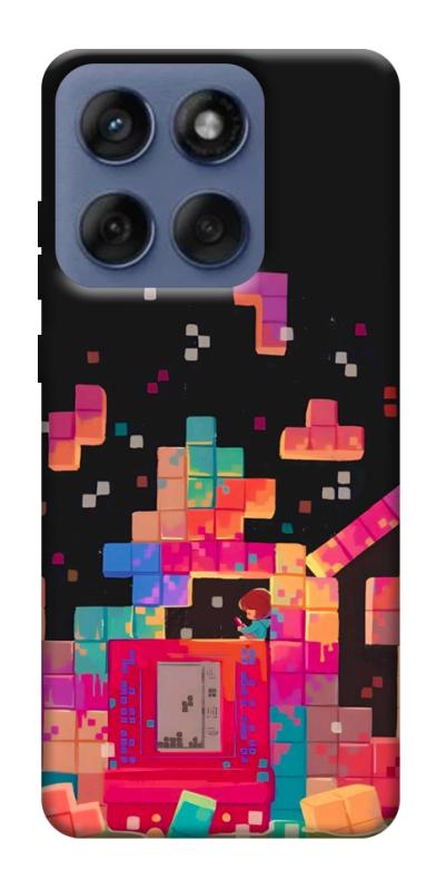 Чохол itsPrint Tetris для Motorola Edge 60 Fusion, ігри, купити оптом з доставкою