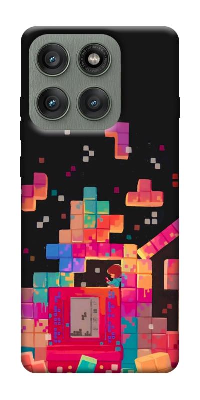 Чохол itsPrint Tetris для Motorola Edge 60 Pro, ігри, купити оптом з доставкою