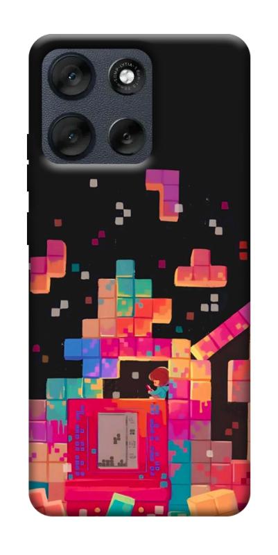 Чохол itsPrint Tetris для Motorola Moto G56 5G, ігри, купити оптом з доставкою