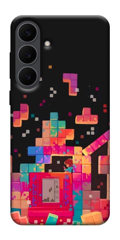Чохол itsPrint Tetris для Samsung Galaxy S25 FE, ігри, купити оптом з доставкою