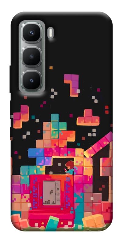 Чохол itsPrint Tetris для Infinix Hot 60i, ігри, купити оптом з доставкою