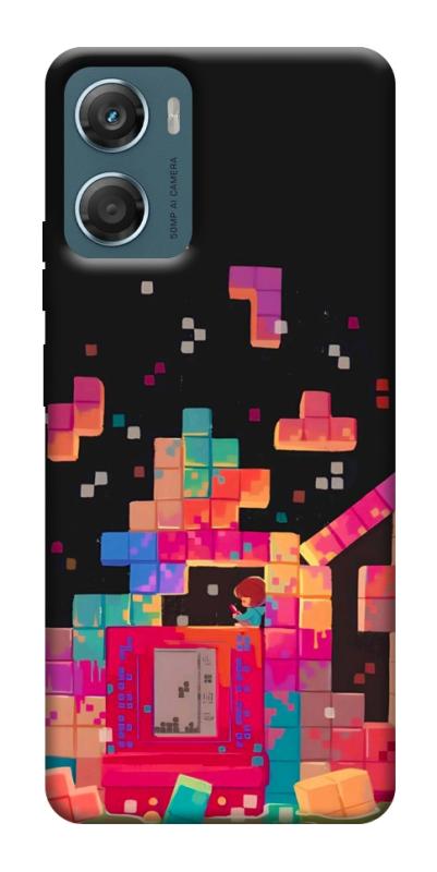 Чохол itsPrint Tetris для Motorola Moto G06, ігри, купити оптом з доставкою