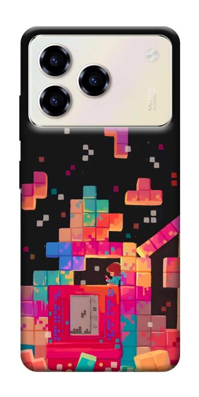Чохол itsPrint Tetris для ZTE Blade A76, ігри, купити оптом з доставкою