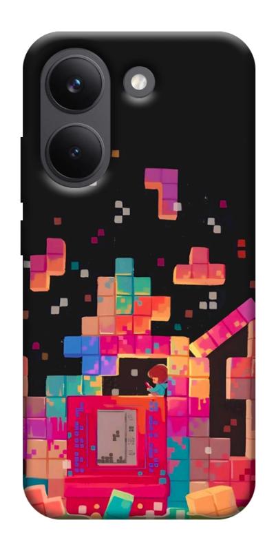 Чохол itsPrint Tetris для Xiaomi Poco X8 Pro, ігри, купити оптом з доставкою