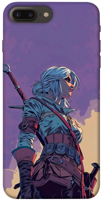 Чохол itsPrint The witcher ciri для Apple iPhone 7 plus / 8 plus (5.5"), ігри, купити оптом з доставкою