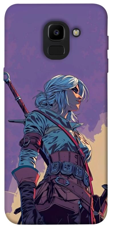 Чехол itsPrint The witcher ciri для Samsung J600F Galaxy J6 (2018), игры, купить оптом с доставкой