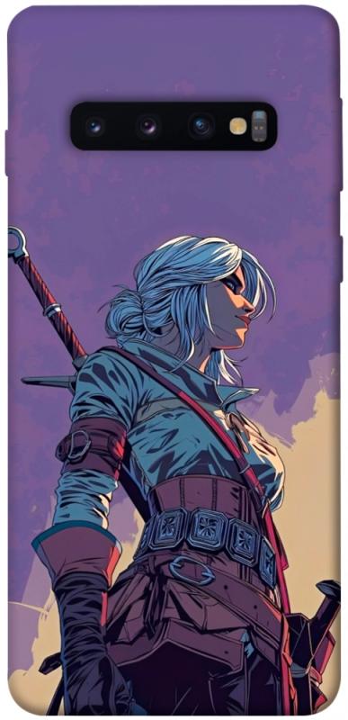 Чохол itsPrint The witcher ciri для Samsung Galaxy S10, ігри, купити оптом з доставкою