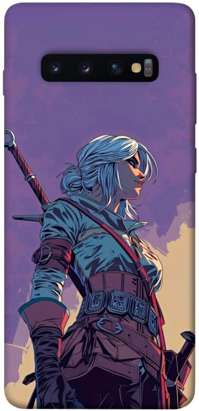 Чохол itsPrint The witcher ciri для Samsung Galaxy S10+, ігри, купити оптом з доставкою