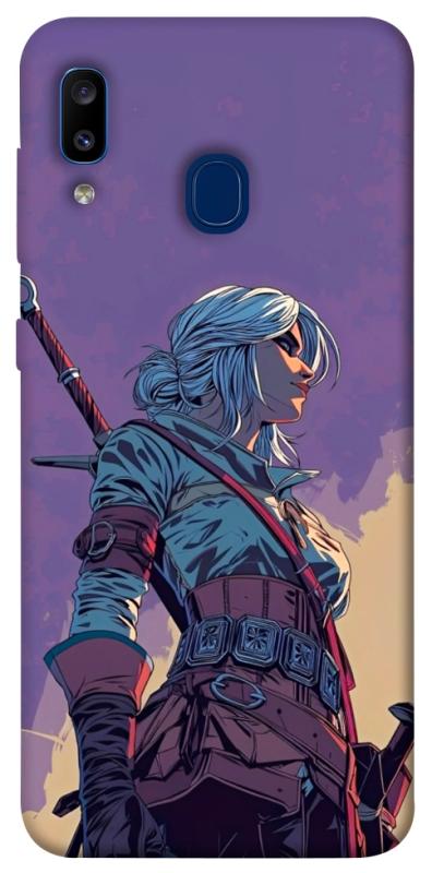 Чохол itsPrint The witcher ciri для Samsung Galaxy A20 / A30, ігри, купити оптом з доставкою