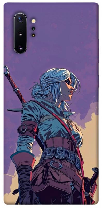 Чохол itsPrint The witcher ciri для Samsung Galaxy Note 10 Plus, ігри, купити оптом з доставкою