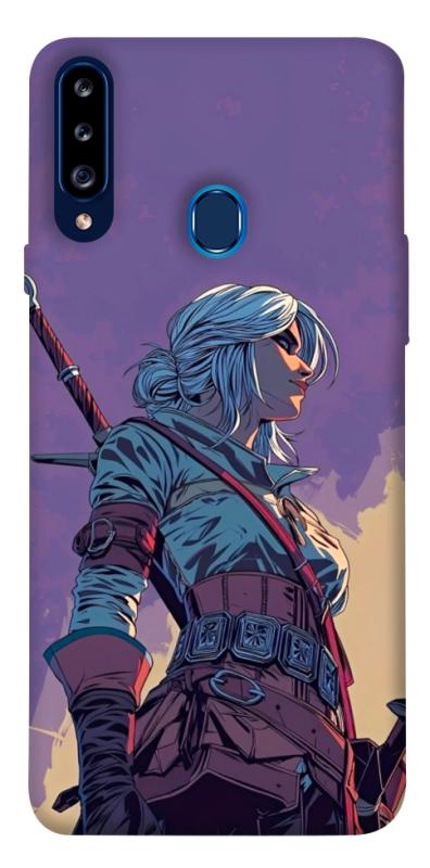 Чохол itsPrint The witcher ciri для Samsung Galaxy A20s, ігри, купити оптом з доставкою