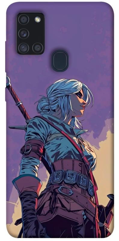 Чохол itsPrint The witcher ciri для Samsung Galaxy A21s, ігри, купити оптом з доставкою