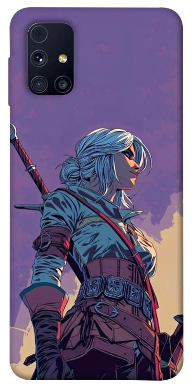 Чохол itsPrint The witcher ciri для Samsung Galaxy M31s, ігри, купити оптом з доставкою