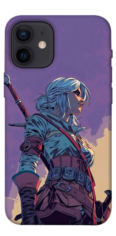 Чохол itsPrint The witcher ciri для Apple iPhone 12 mini (5.4"), ігри, купити оптом з доставкою
