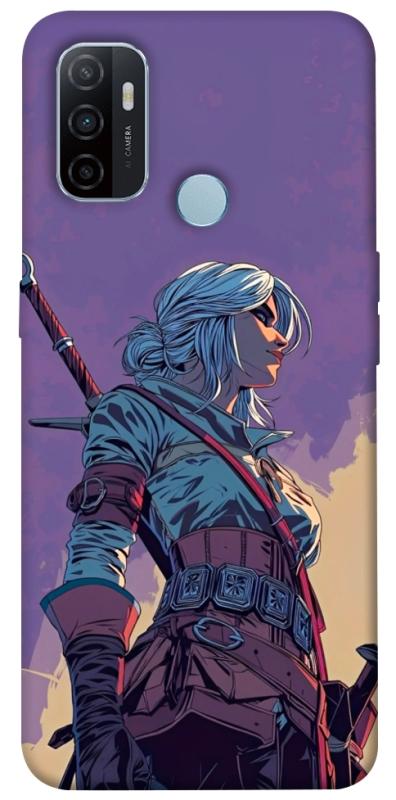 Чехол itsPrint The witcher ciri для Oppo A53 / A32 / A33, игры, купить оптом с доставкой