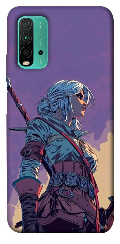 Чехол itsPrint The witcher ciri для Xiaomi Redmi Note 9 4G / Redmi 9 Power / Redmi 9T, игры, купить оптом с доставкой