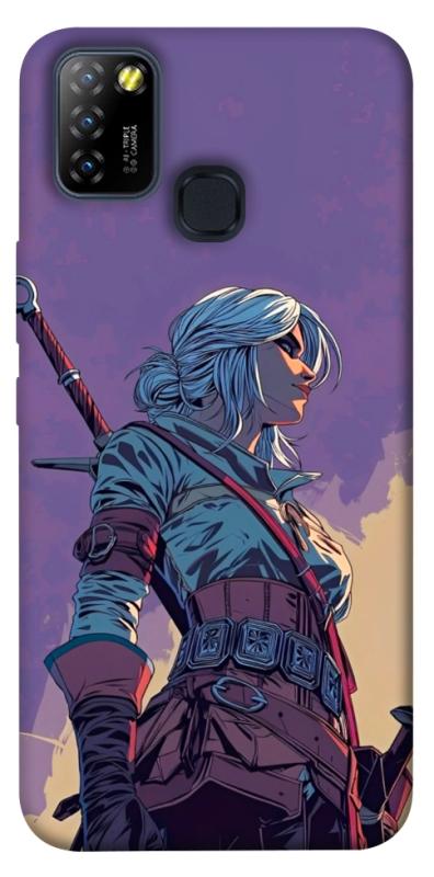 Чехол itsPrint The witcher ciri для Infinix Hot 10 Lite, игры, купить оптом с доставкой