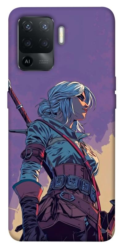 Чехол itsPrint The witcher ciri для Oppo Reno 5 Lite, игры, купить оптом с доставкой