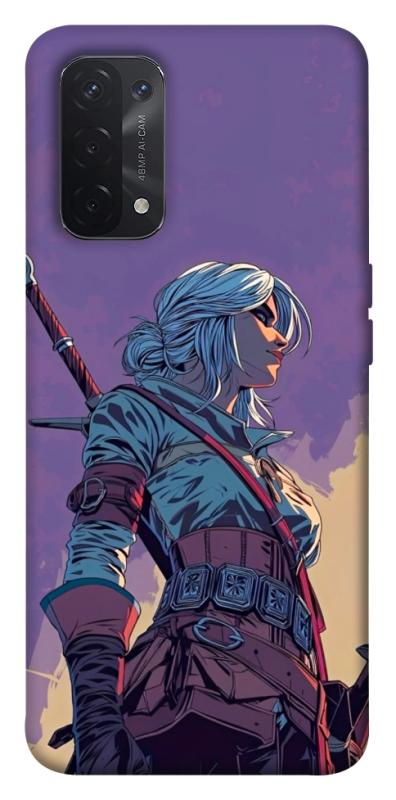 Чехол itsPrint The witcher ciri для Oppo A54 4G, игры, купить оптом с доставкой