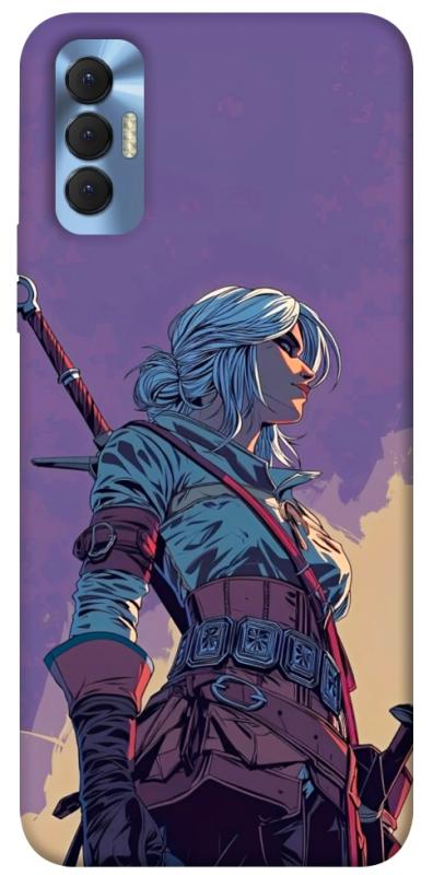 Чохол itsPrint The witcher ciri для TECNO Spark 8P, ігри, купити оптом з доставкою